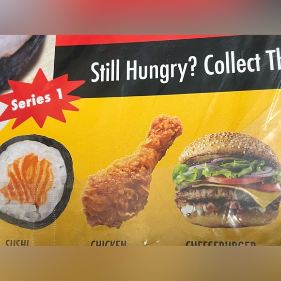 Cheeseburger Pillow Squishy Food plush super sized stuffed burger fun funny - Picture 4 of 5